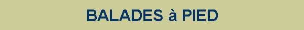 BALADES � PIED